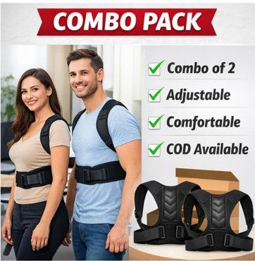 Posture Corrector Belt – Buy 1 Get 1 FREE (Combo of 2)